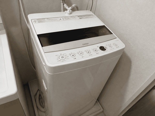 不要になった洗濯機